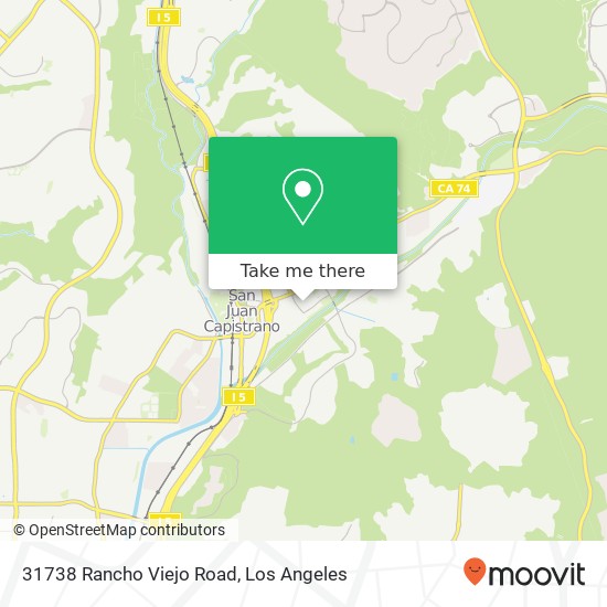 Mapa de 31738 Rancho Viejo Road