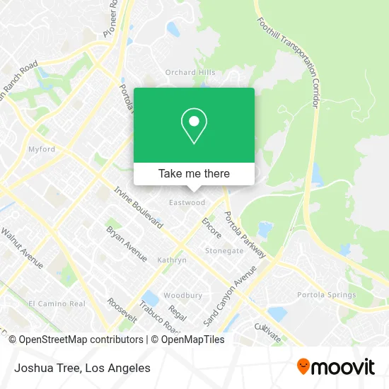 Joshua Tree map