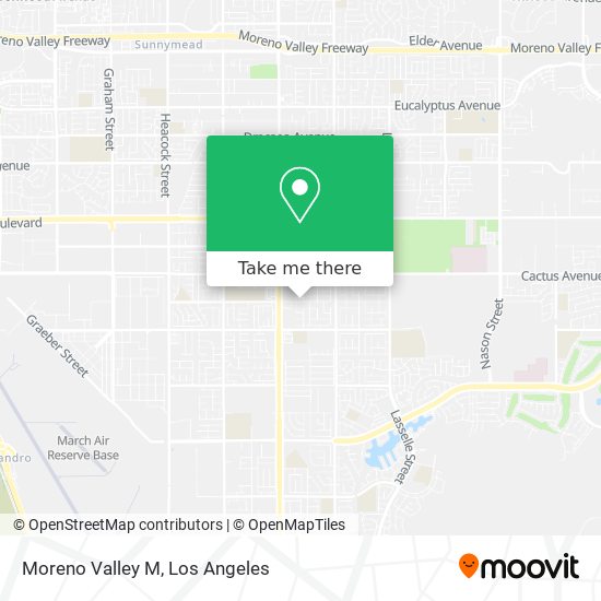 Moreno Valley M map