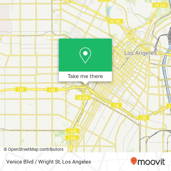 Venice Blvd / Wright St map