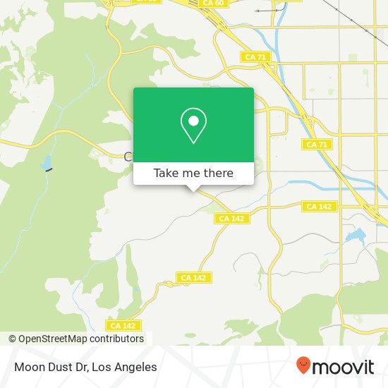 Moon Dust Dr map