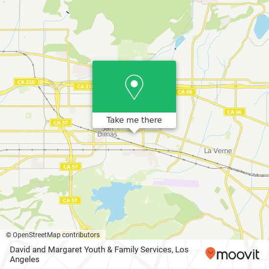 David and Margaret Youth & Family Services map