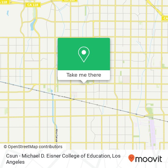 Csun - Michael D. Eisner College of Education map