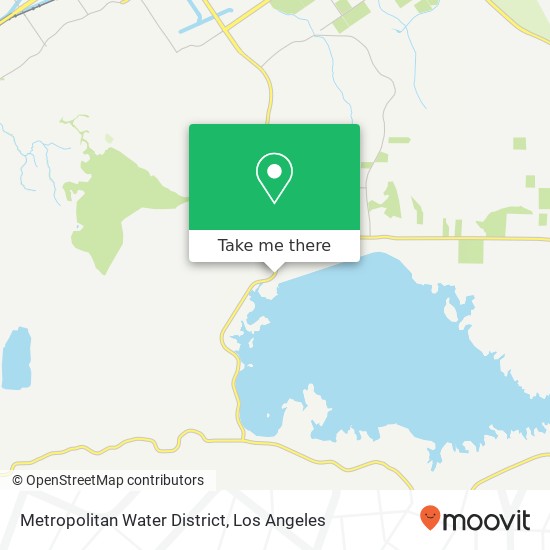 Metropolitan Water District map