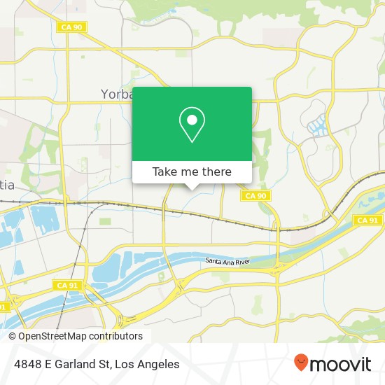 4848 E Garland St map