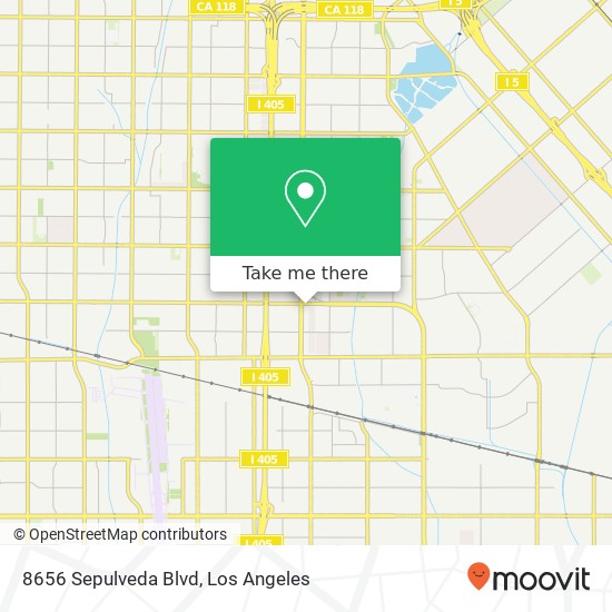 8656 Sepulveda Blvd map
