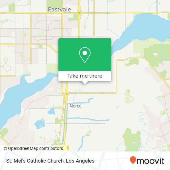 St. Mel's Catholic Church map