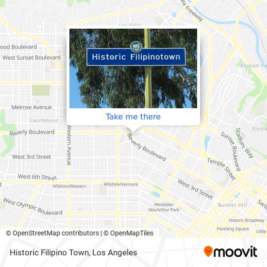 Mapa de Historic Filipino Town