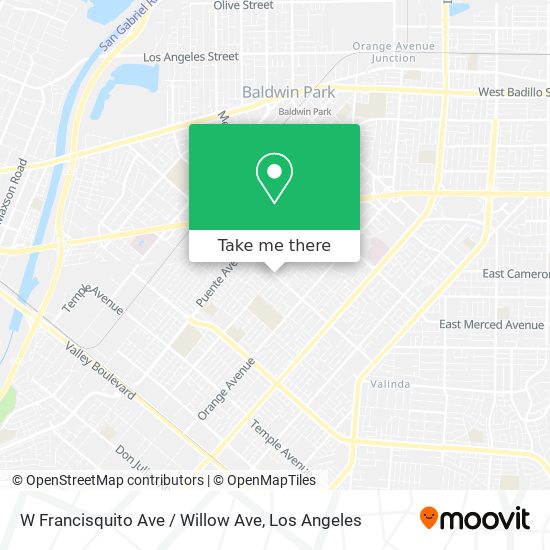 W Francisquito Ave / Willow Ave map