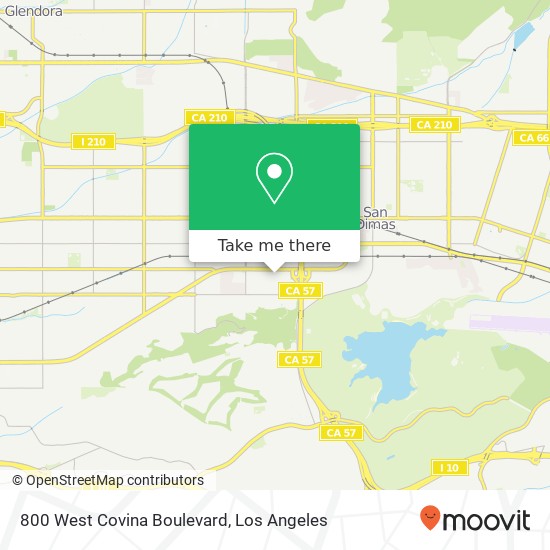 Mapa de 800 West Covina Boulevard