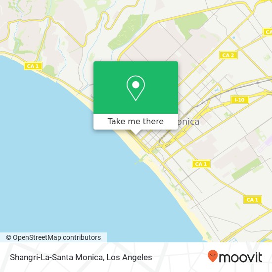Mapa de Shangri-La-Santa Monica