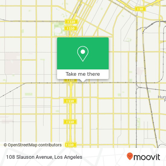 108 Slauson Avenue map