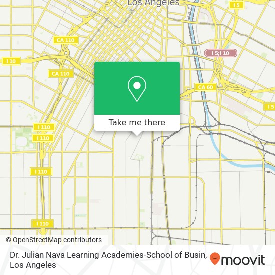 Mapa de Dr. Julian Nava Learning Academies-School of Busin