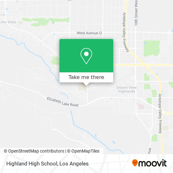 Highland High School map