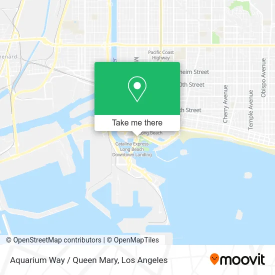 Aquarium Way / Queen Mary map