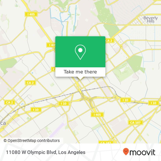 11080 W Olympic Blvd map
