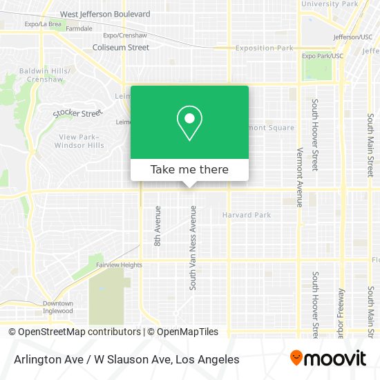 Arlington Ave / W Slauson Ave map