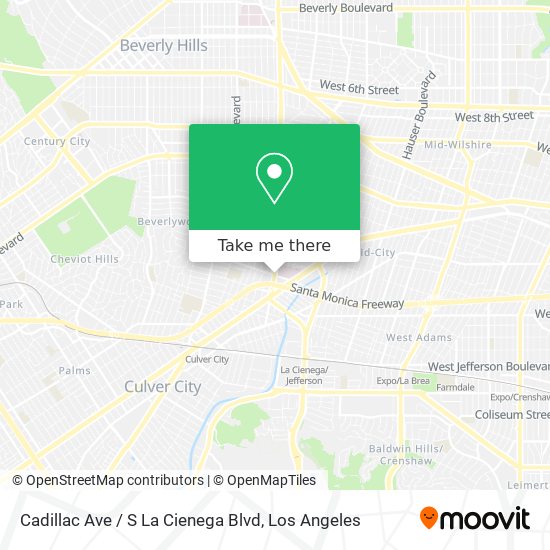 Cadillac Ave / S La Cienega Blvd map