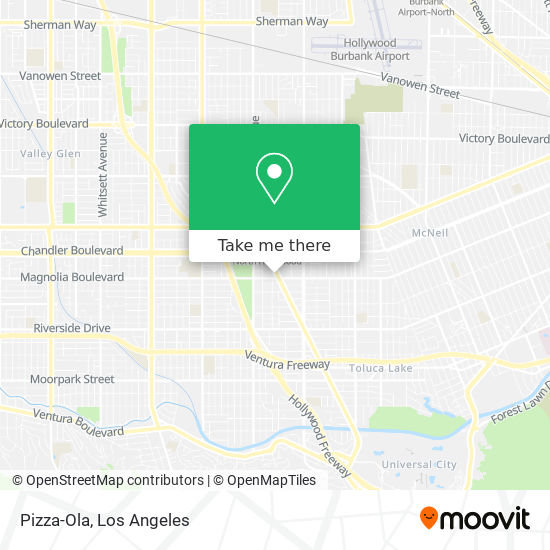 Pizza-Ola map