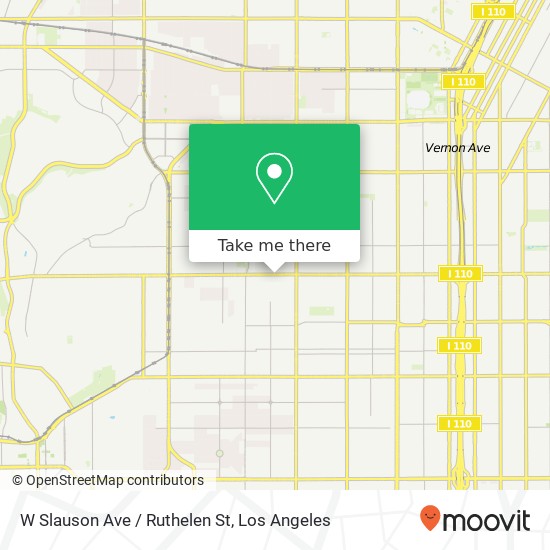 W Slauson Ave / Ruthelen St map