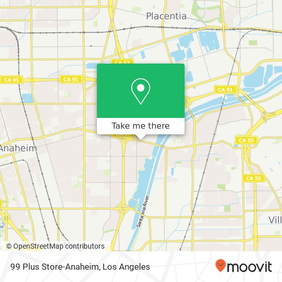99 Plus Store-Anaheim map