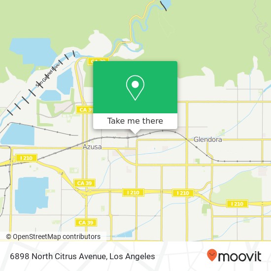 Mapa de 6898 North Citrus Avenue
