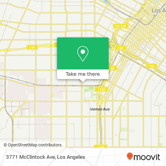 3771 McClintock Ave map