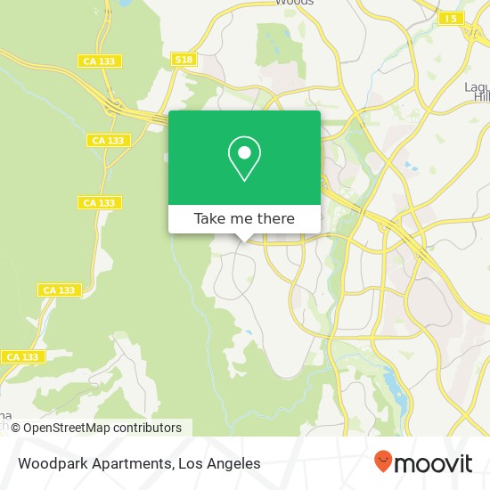 Woodpark Apartments map