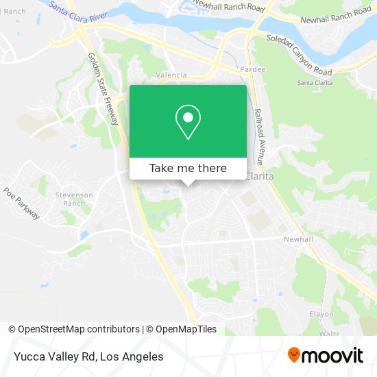Yucca Valley Rd map