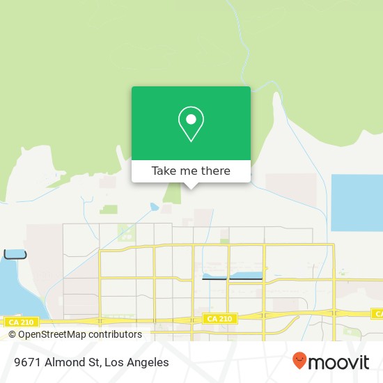 9671 Almond St map