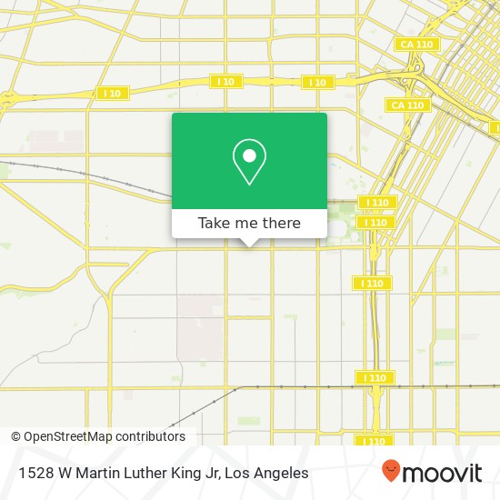 1528 W Martin Luther King Jr map