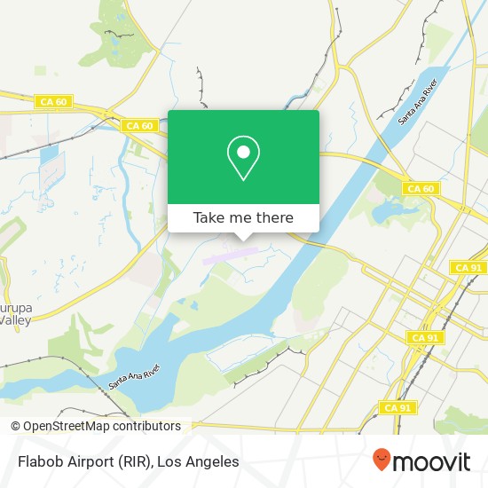 Flabob Airport (RIR) map
