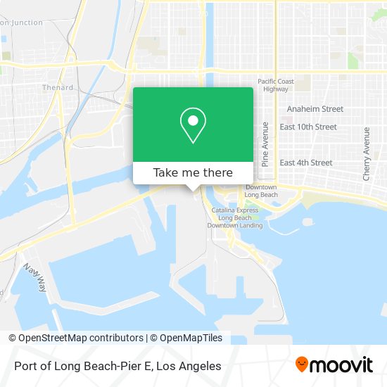 Port of Long Beach-Pier E map