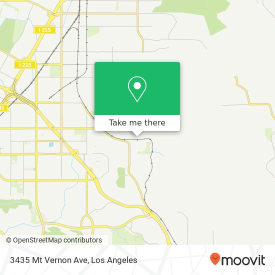 Mapa de 3435 Mt Vernon Ave