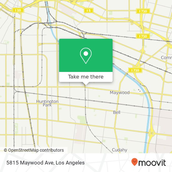 Mapa de 5815 Maywood Ave