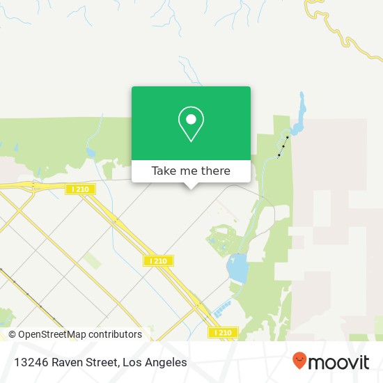 13246 Raven Street map