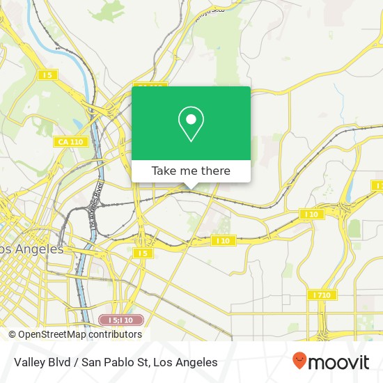 Valley Blvd / San Pablo St map