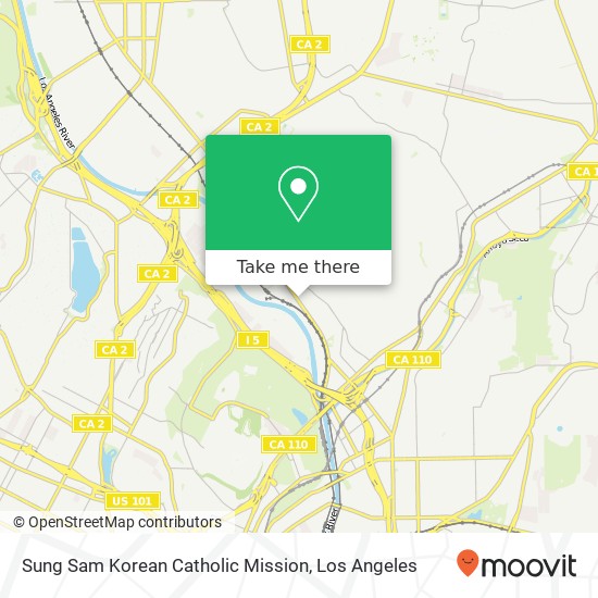 Mapa de Sung Sam Korean Catholic Mission