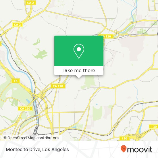 Montecito Drive map
