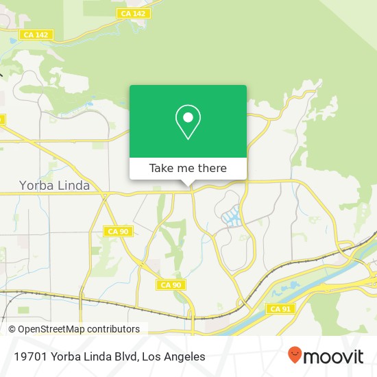 Mapa de 19701 Yorba Linda Blvd