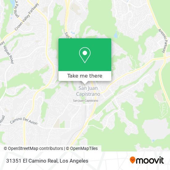31351 El Camino Real map