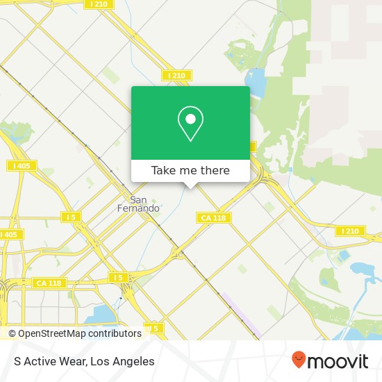S Active Wear map