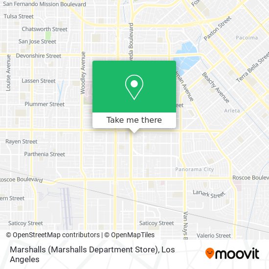 Marshalls (Marshalls Department Store) map