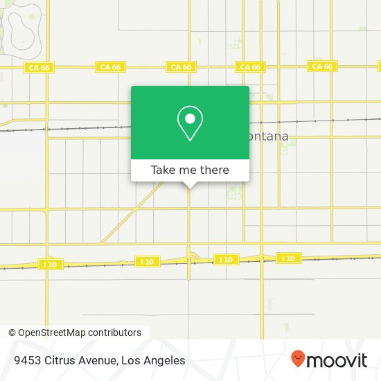 Mapa de 9453 Citrus Avenue