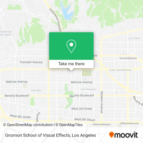 Gnomon School of Visual Effects map