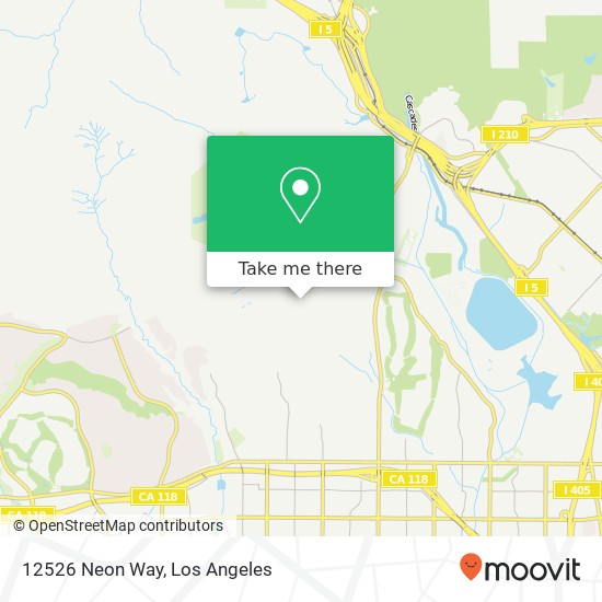 Mapa de 12526 Neon Way