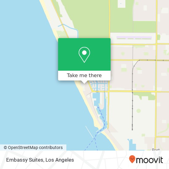 Embassy Suites, 2101 Mandalay Beach Rd map