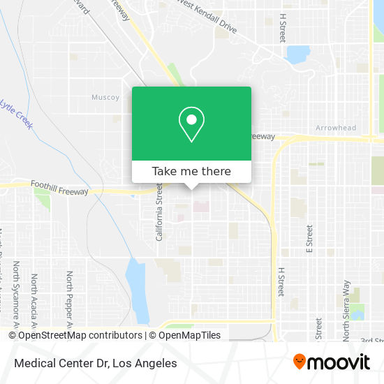 Medical Center Dr map