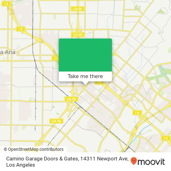 Camino Garage Doors & Gates, 14311 Newport Ave map
