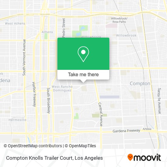 Compton Knolls Trailer Court map